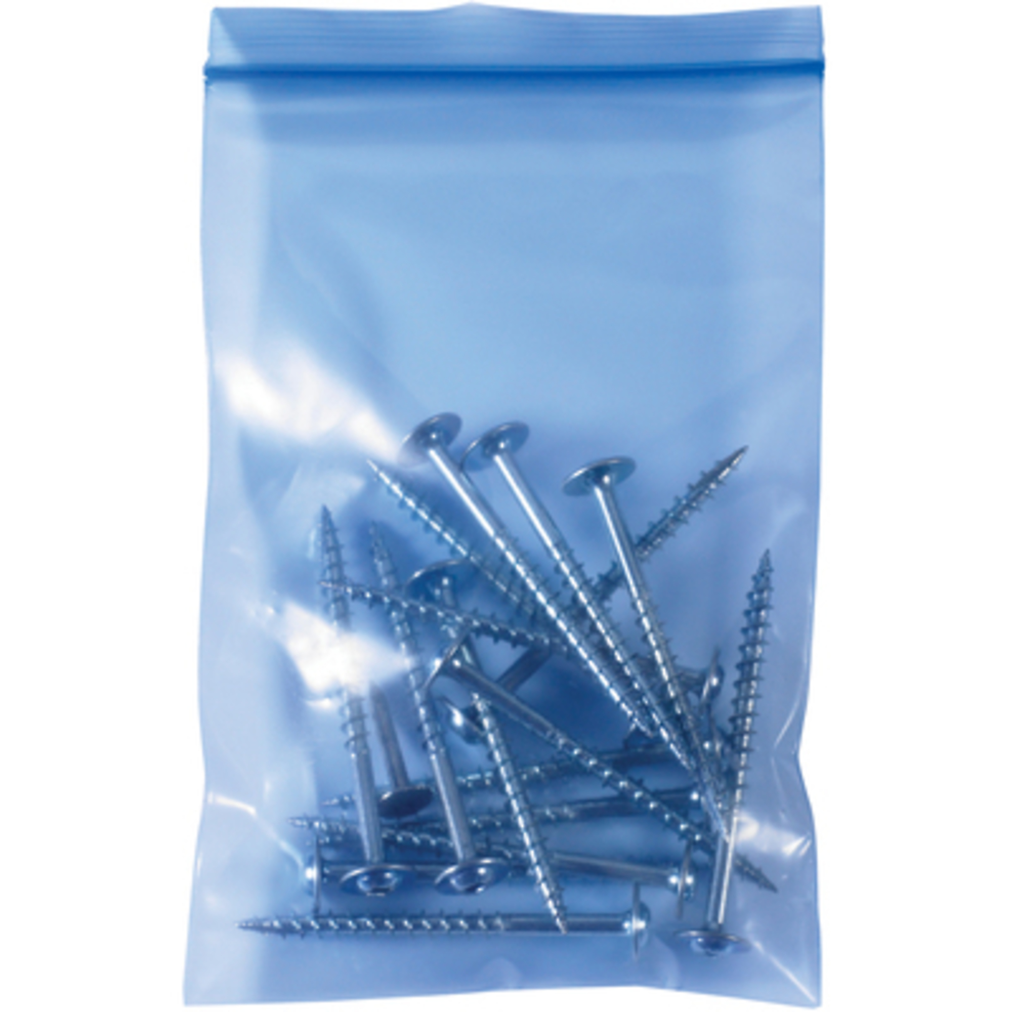 Stock Packaging VCI Reclosable Poly Bag — 6in. x 8in., 4 Mil, 1000 Pcs, Model# VCIPB68R